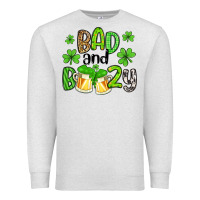Oatmeal Heather bad and boozy Premium Sweatshirt - Artiststas