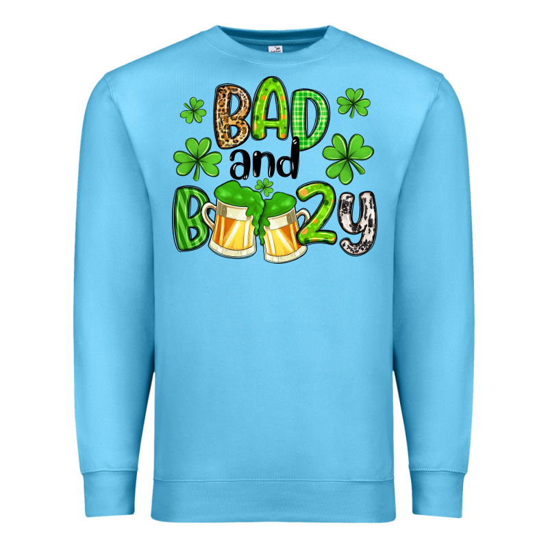 Bad And Boozy Premium Sweatshirt by Artiststas | Teevron