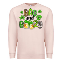 Pale Pink bad and boozy Premium Sweatshirt - Artiststas