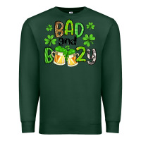 Sports Green bad and boozy Premium Sweatshirt - Artiststas