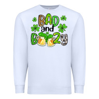 White bad and boozy Premium Sweatshirt - Artiststas