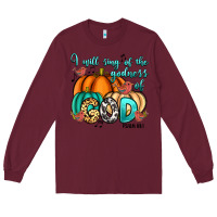 Burgundy i will sing of the godness of god psalm 89 1 Long Sleeve Tee - RanaPortraitStore