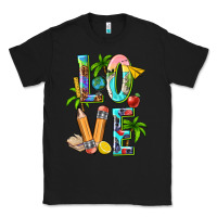 Black summer love teacher Classic Tee - texasbilliewilder