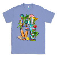 Colony Blue summer love teacher Classic Tee - texasbilliewilder