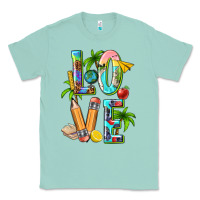 Seafoam summer love teacher Classic Tee - texasbilliewilder