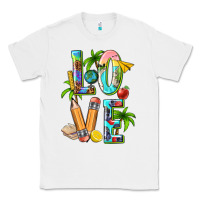 White summer love teacher Classic Tee - texasbilliewilder
