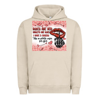 Pigment French Oak roses are red violets are blue i have 5  fingers t Urban Hoodie - MaliasSmallBusiness
