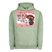 Pigment Oil Green roses are red violets are blue i have 5  fingers t Urban Hoodie - MaliasSmallBusiness