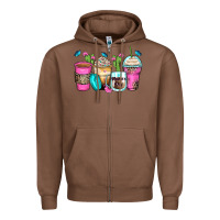 Chestnut mother's day coffee cups Zipper Hoodie - Zillion Design Studio