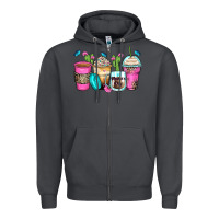 Smoke mother's day coffee cups Zipper Hoodie - Zillion Design Studio