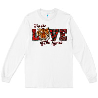 For The Love Of The Tigers Red Long Sleeve Tee | Teevron