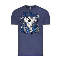 Vintage Denim Tis' The Season Cheer Ghost Vintage Tee - BarkalooDesign