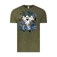 Vintage Olive Tis' The Season Cheer Ghost Vintage Tee - BarkalooDesign