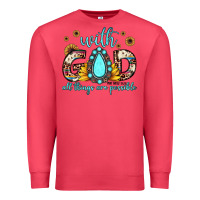 Cardinal with god all things are possible matthew 19 26 Premium Sweatshirt - JahusDesignShop