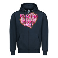 Navy praying moms club Zipper Hoodie - texasbilliewilder