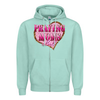 Seafoam praying moms club Zipper Hoodie - texasbilliewilder