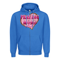 True Royal praying moms club Zipper Hoodie - texasbilliewilder