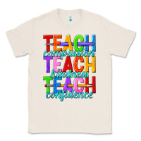 Natural teach compassion teach kindness teach confidence Classic Tee - texasbilliewilder