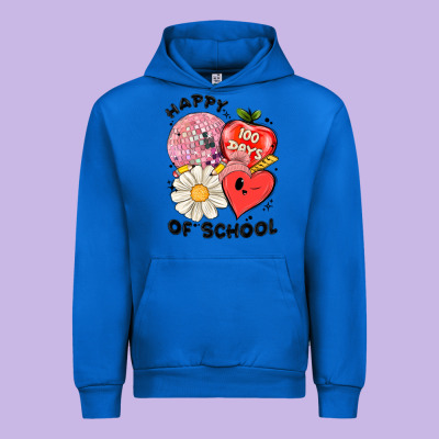 Happy 100 Days Of School Urban Hoodie Designed By Maliassmallbusiness