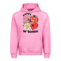 Fuchsia Pink happy 100 days of school Urban Hoodie - MaliasSmallBusiness