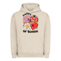 Pigment French Oak happy 100 days of school Urban Hoodie - MaliasSmallBusiness