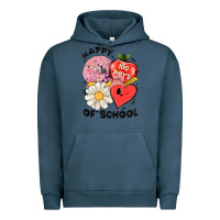 Pigment Midnight Navy happy 100 days of school Urban Hoodie - MaliasSmallBusiness
