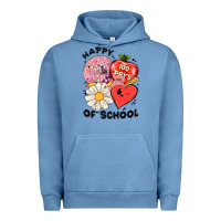 Pigment Pebble Blue happy 100 days of school Urban Hoodie - MaliasSmallBusiness