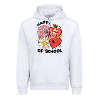 White happy 100 days of school Urban Hoodie - MaliasSmallBusiness