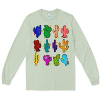 Matcha christmas glitter cactus Long Sleeve Tee - Zillion Design Studio