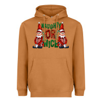 Meerkat Naughty or nice christmas elfs Heavyweight Hoodie - FaDigitalArtStudio
