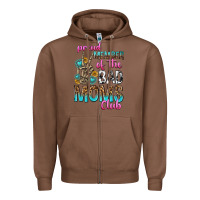 Chestnut proud member of the bad moms club Zipper Hoodie - texasbilliewilder