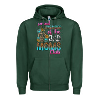 Sports Green proud member of the bad moms club Zipper Hoodie - texasbilliewilder