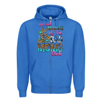 True Royal proud member of the bad moms club Zipper Hoodie - texasbilliewilder