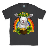 Smoke st patricks day baby sheep shamrocks gold rainbow Classic Tee - RanaPortraitStore