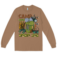 Toasted Coconut camp more worry less Long Sleeve Tee - texasbilliewilder