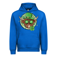 Cobalt st. patrick's day heifer Urban Hoodie - MaliasSmallBusiness