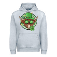 Heather Grey st. patrick's day heifer Urban Hoodie - MaliasSmallBusiness
