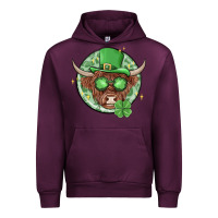 Mauve Wine st. patrick's day heifer Urban Hoodie - MaliasSmallBusiness