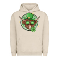 Pigment French Oak st. patrick's day heifer Urban Hoodie - MaliasSmallBusiness