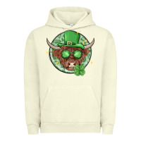Pigment Pistachio st. patrick's day heifer Urban Hoodie - MaliasSmallBusiness