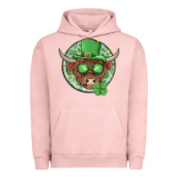 Pigment Salmon st. patrick's day heifer Urban Hoodie - MaliasSmallBusiness
