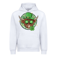 White st. patrick's day heifer Urban Hoodie - MaliasSmallBusiness