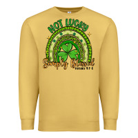 Antique Gold not lucky simply blessed rainbow Premium Sweatshirt - Artiststas