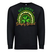 Black not lucky simply blessed rainbow Premium Sweatshirt - Artiststas