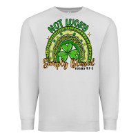 Dove Grey not lucky simply blessed rainbow Premium Sweatshirt - Artiststas