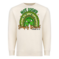 Sandshell not lucky simply blessed rainbow Premium Sweatshirt - Artiststas