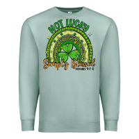 Seafoam not lucky simply blessed rainbow Premium Sweatshirt - Artiststas