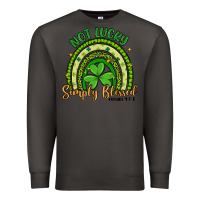Smoke not lucky simply blessed rainbow Premium Sweatshirt - Artiststas