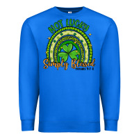True Royal not lucky simply blessed rainbow Premium Sweatshirt - Artiststas