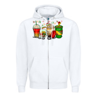 White juneteenth coffee cups Zipper Hoodie - Zillion Design Studio